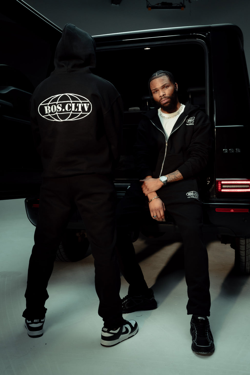 Black BOS Hoodie