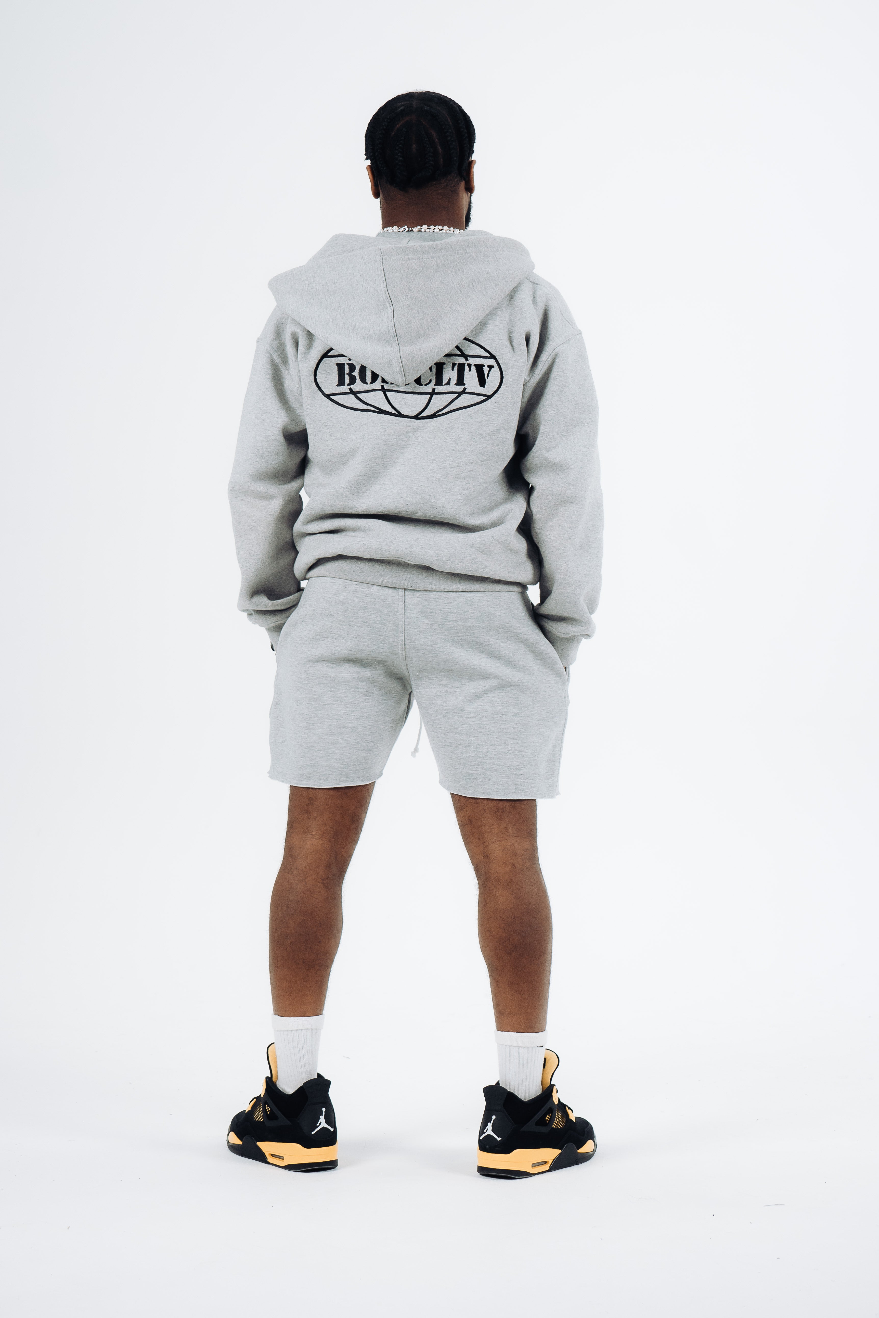 Grey BOS Hoodie
